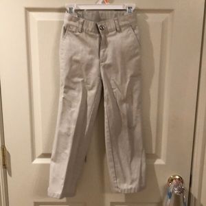Boys casual cotton dress pants